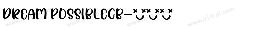 Dream PossibleGB字体转换